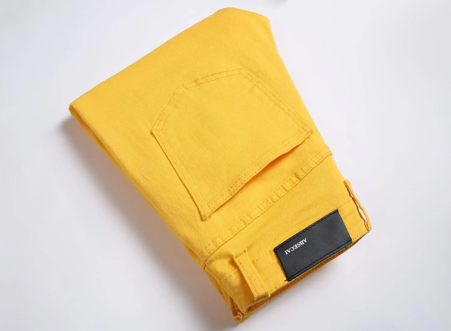 ABSECAI Mens Jeans Pants Skinny Slim Fit Comfy Fashion Denim Stretch Fit