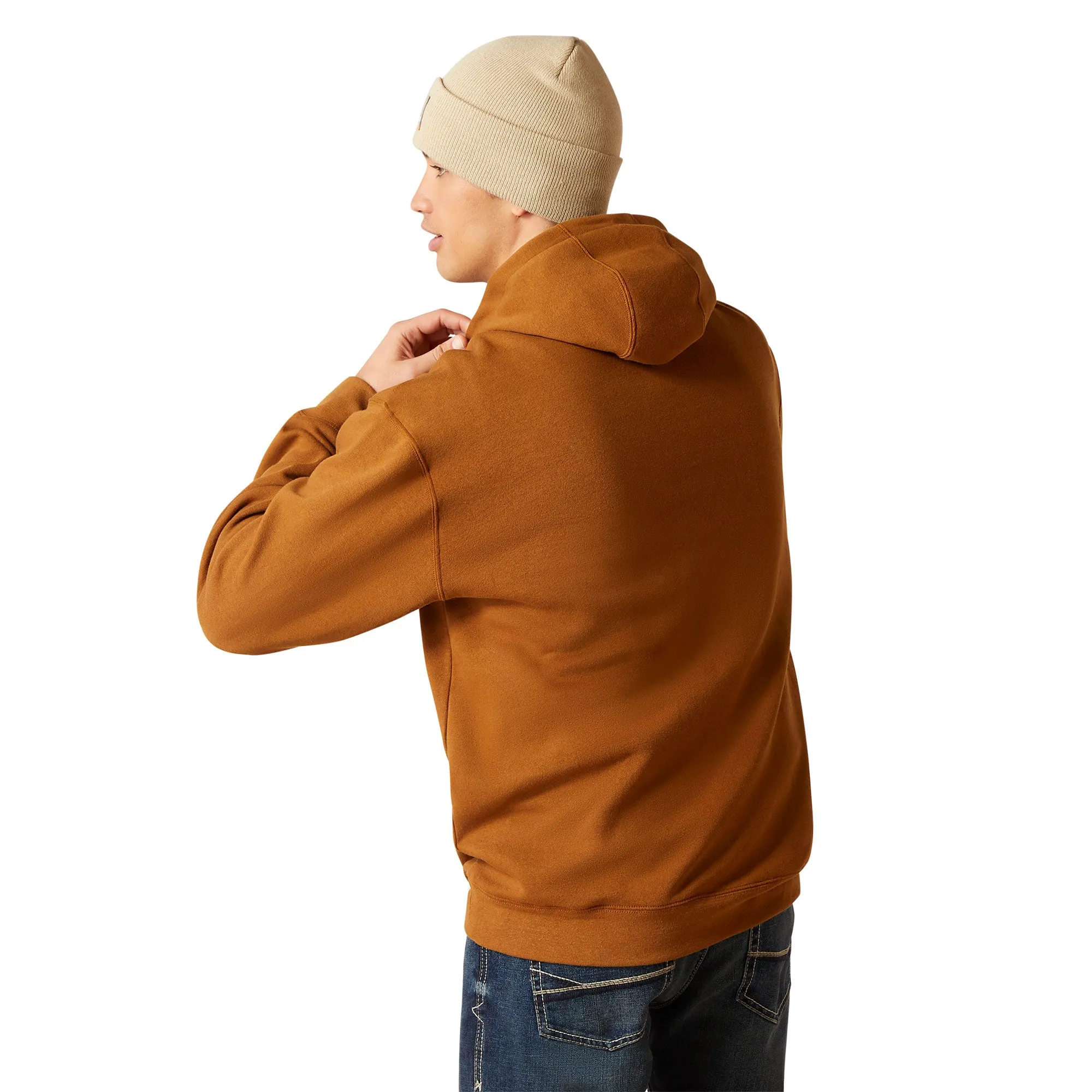 Ariat Men's Desert Sunrise Chestnut Horse Graphic Hoodie 10046652