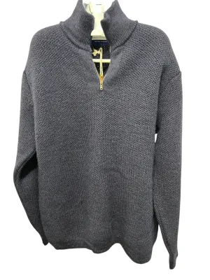 Arthur Beale Men's Navy Zip Up Jumper, X-Large (Pre-loved)