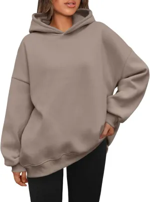 AUTOMET Womens Oversized Hoodies Fleece Sweatshirts Hooded Pullover 2025 Fashion Fall Clothes Trendy Outfits Winter Sweater