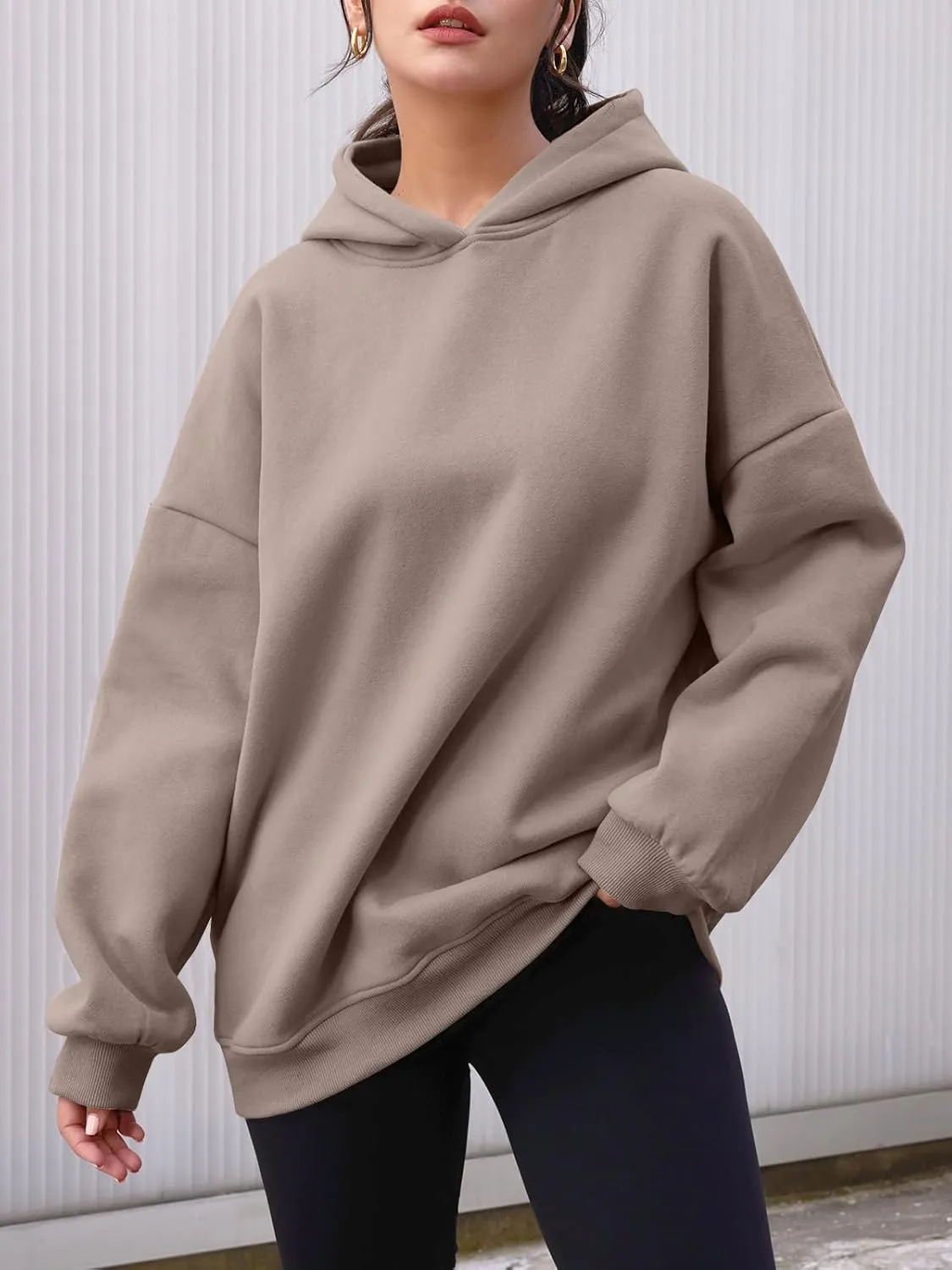 AUTOMET Womens Oversized Hoodies Fleece Sweatshirts Hooded Pullover 2025 Fashion Fall Clothes Trendy Outfits Winter Sweater