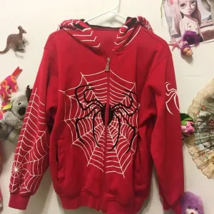 Back To School Joskaa 2000s Retro Mall Goth Aesthetics Sweatshirt Graphic Print Full Zip Hoodie Autumn Full Sleeve Loose Jackets Coats Y2K Streetwear