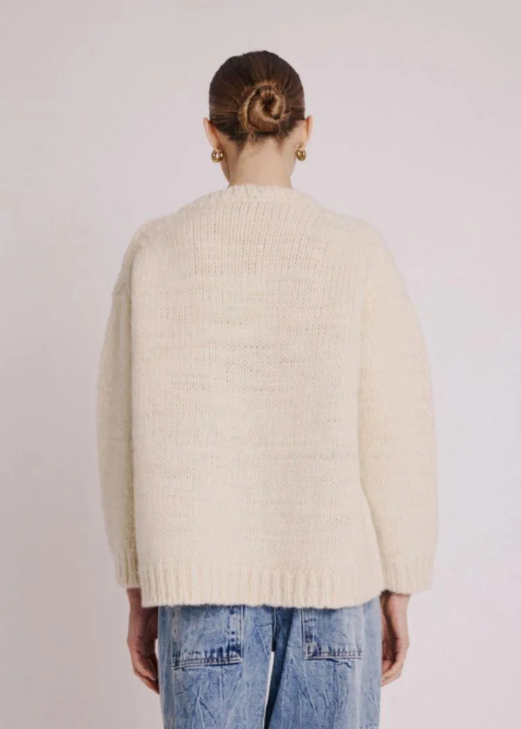 Berenice Ambre Round Neck Star Sweater