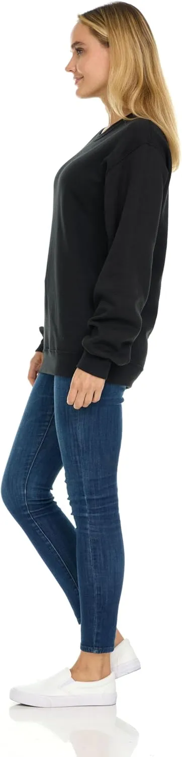 BILLIONHATS 3 Pack Womens Oversized Crew Neck Sweatshirt, Fleece Lined, Bulk Wholesale Sweatshirts