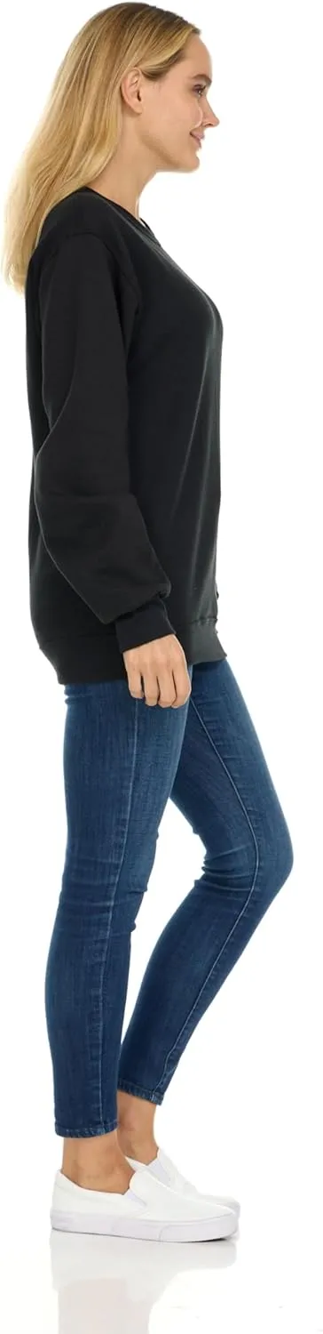 BILLIONHATS 3 Pack Womens Oversized Crew Neck Sweatshirt, Fleece Lined, Bulk Wholesale Sweatshirts