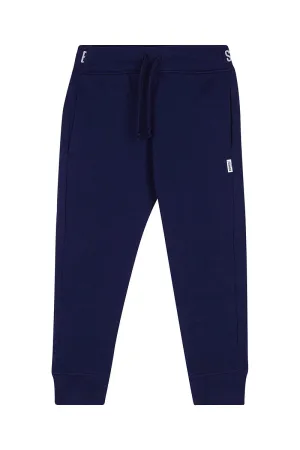 Bonds Logo Fleece Trackie - Black Sea Navy
