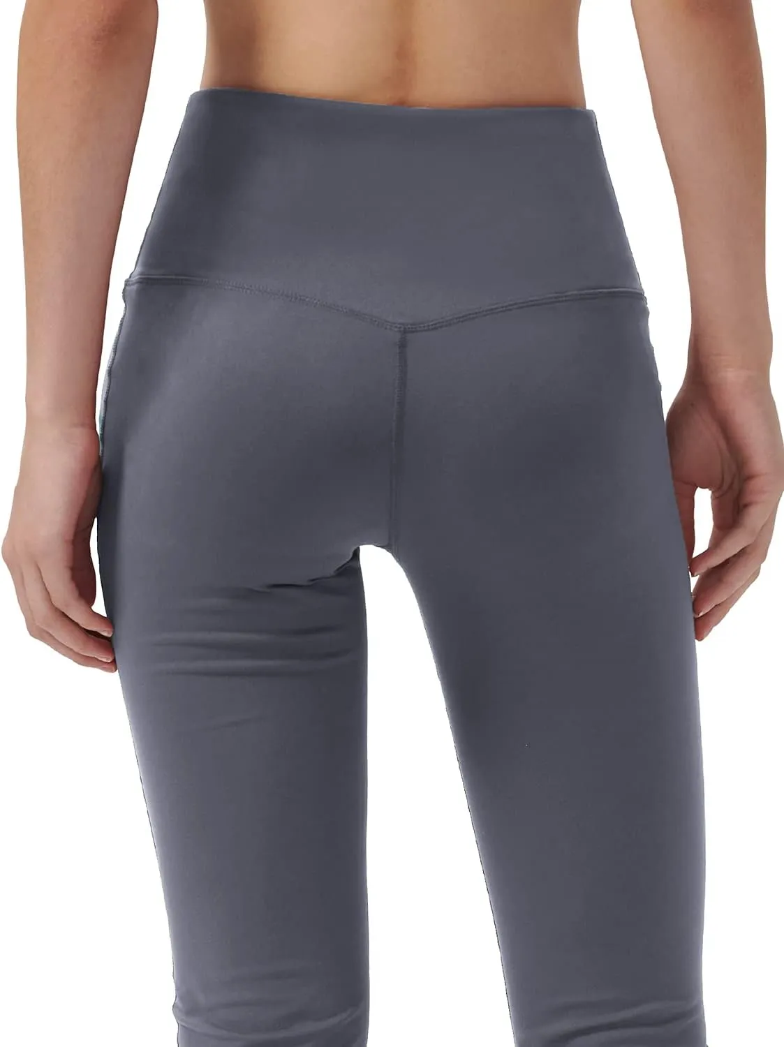 Bootcut Yoga Pants for Women with Hidden Pockets High Waist Workout Pants Tummy Control Dress Bootleg Work Pants