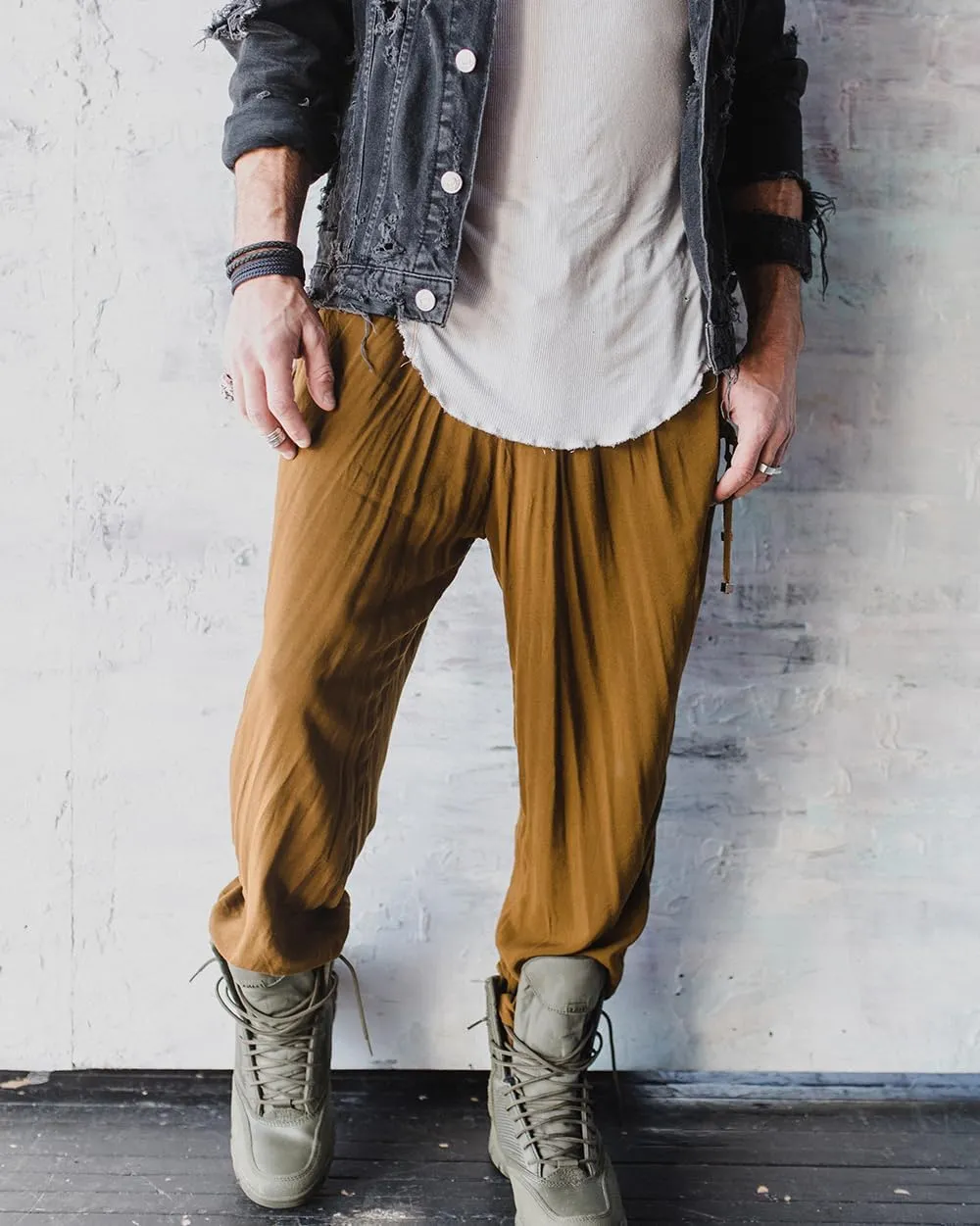 Buddha Pants Miami Jogger Harem Pants  Unisex Cotton Joggers with Pockets  Tapered, Casual for Yoga, Gym & Lounge Wear