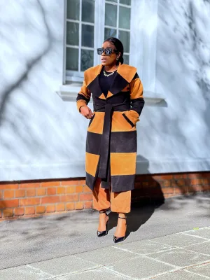 Camel & Black Coat