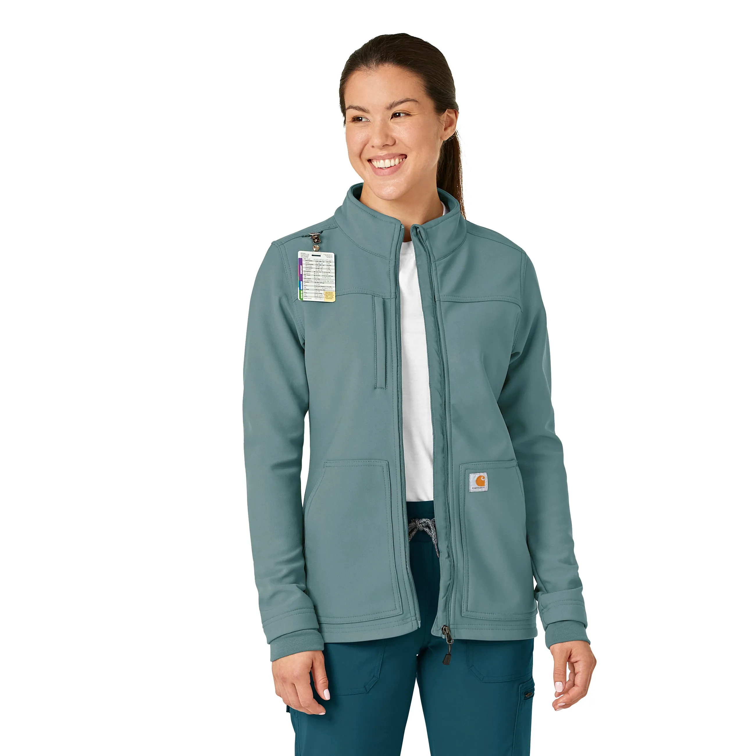 Carhartt Rugged Flex Women's Bonded Fleece Jacket - Summer Blue