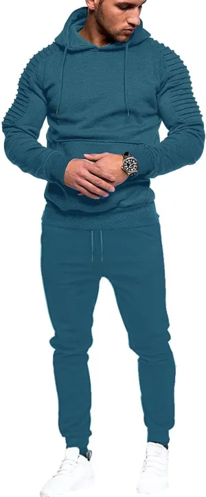 COOFANDY Men's Tracksuit 2 Piece Hoodie Sweatsuit Sets Casual Jogging Athletic Suits