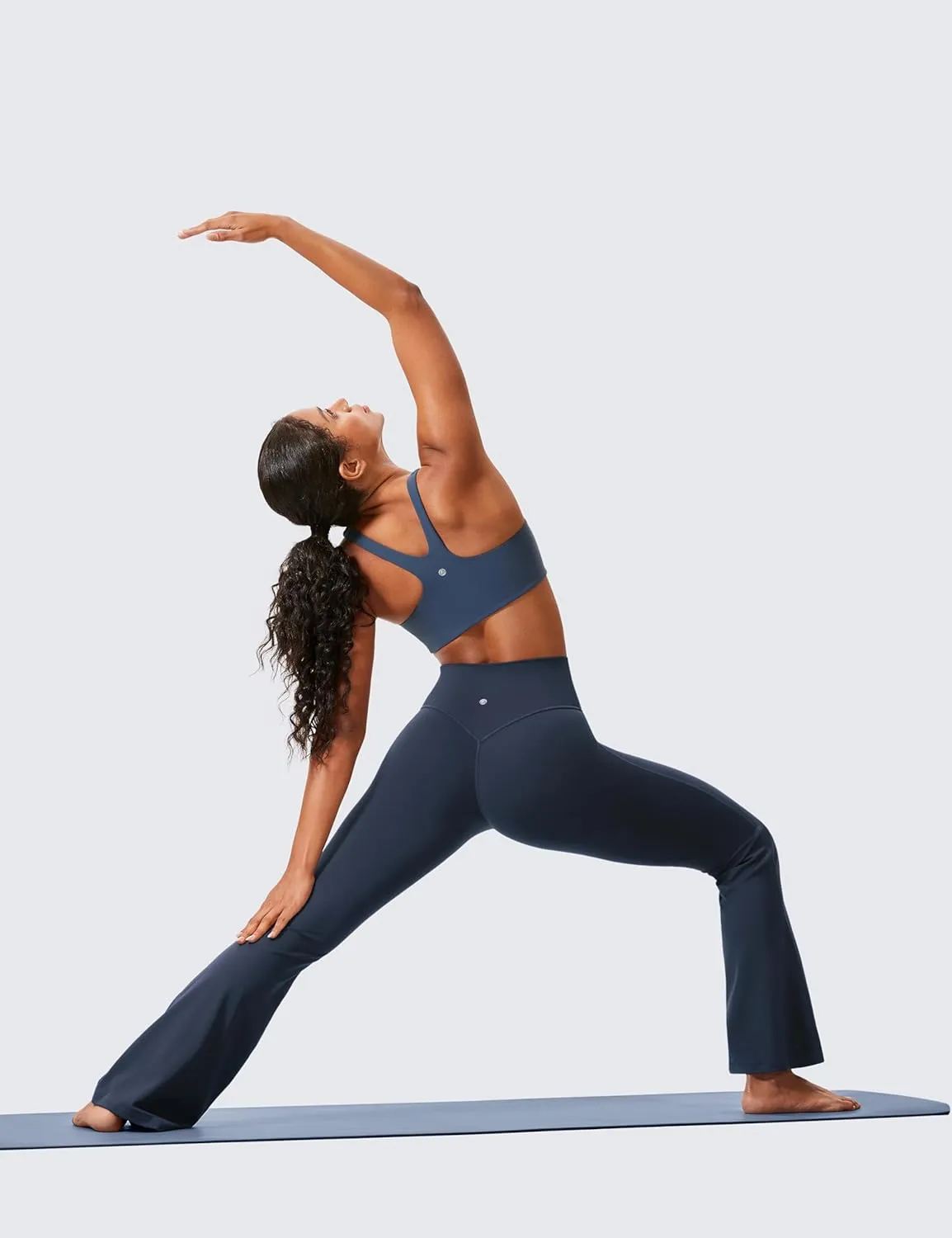 CRZ YOGA Secretsculpt Womens Butterlift Scrunch Butt Flare Leggings 31" - No Front Seam High Waist Bootcut Yoga Pants Booty