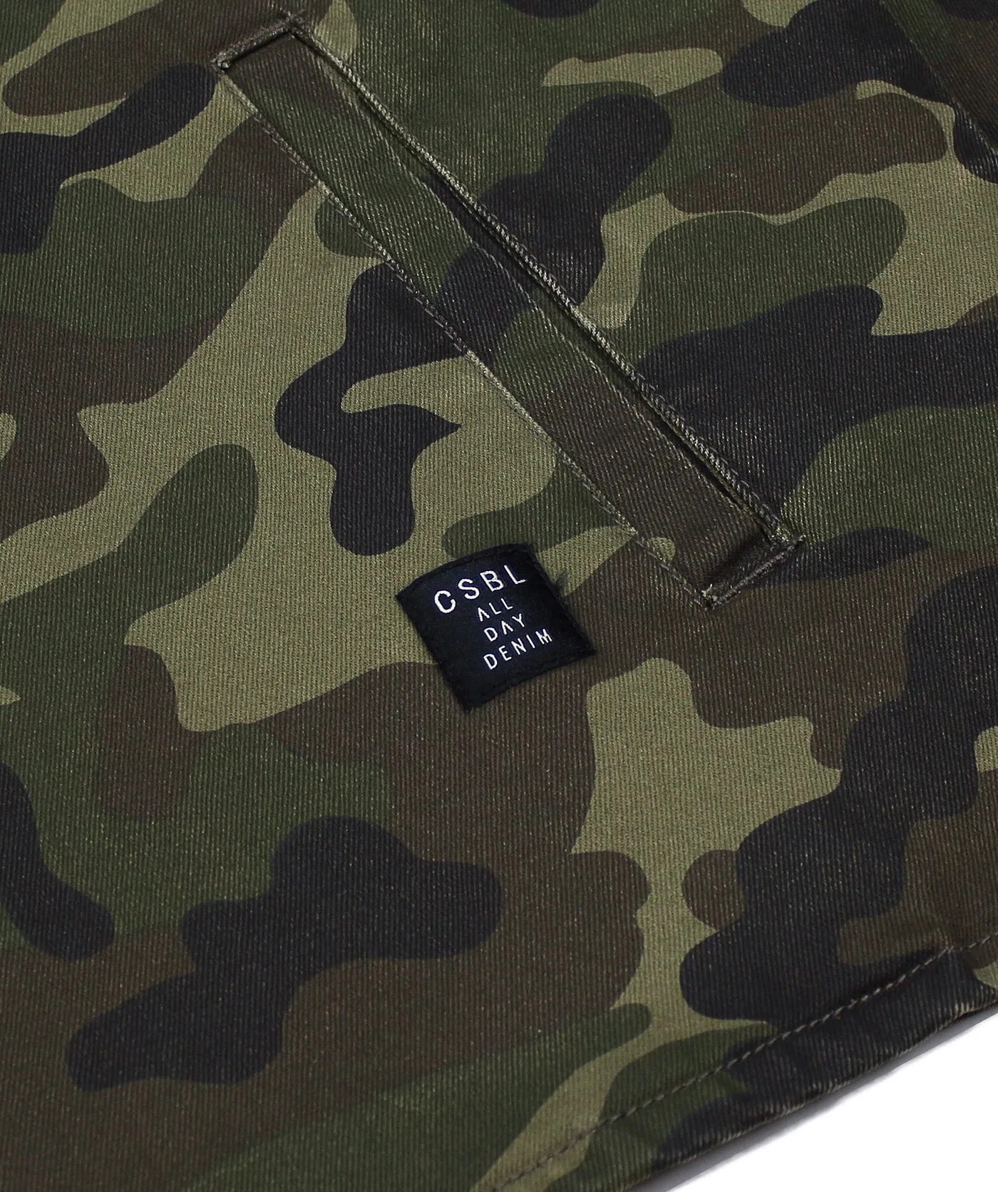 CSBL All Day Denim Half Zip Hoody