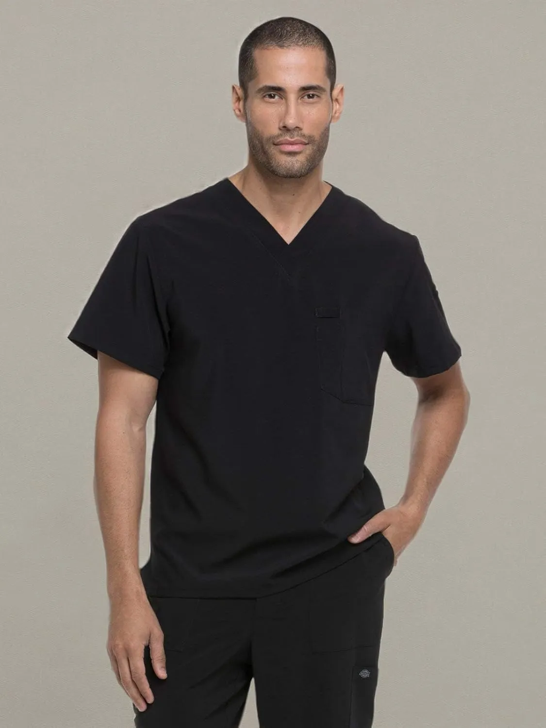 Dickies EDS Essentials Men Scrubs Top Tuckable V-Neck DK635