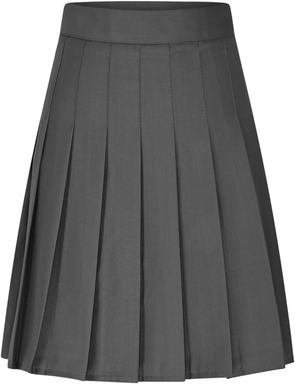 Elegant Knee Length Skorts Skirts for Women High Waisted Solid Color Pleated Skirt Casual Athletic Golf Tennis Skort