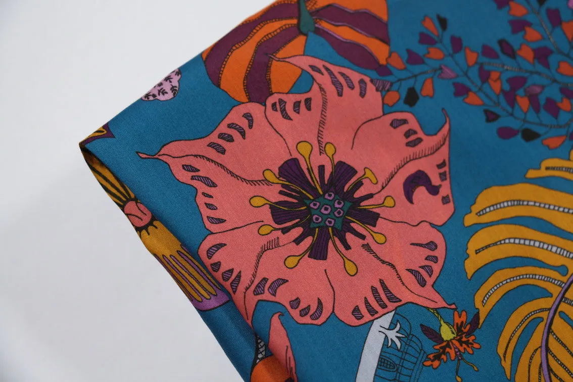 Fantasy Land Aqua - Liberty Tana Lawn