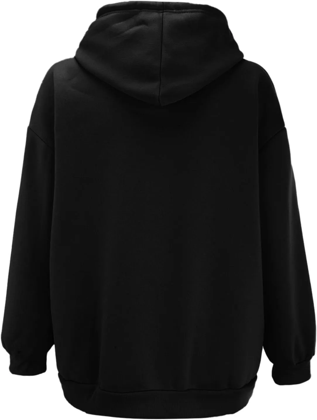 Full Zip Up Hoodie for Women Trendy 2024 Oversized Fleece Lightweight Sweatshirt Jacket Fall Preppy Teen Girls Outfit