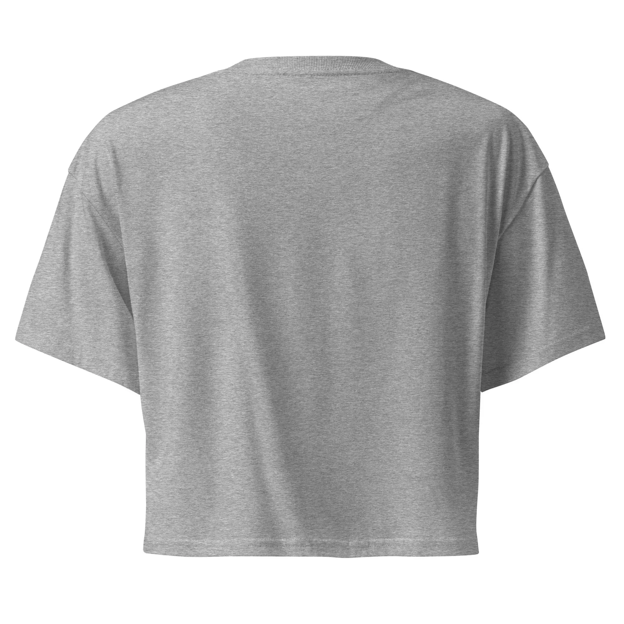 Greek Evil Eye Embroidered Cropped T-Shirt