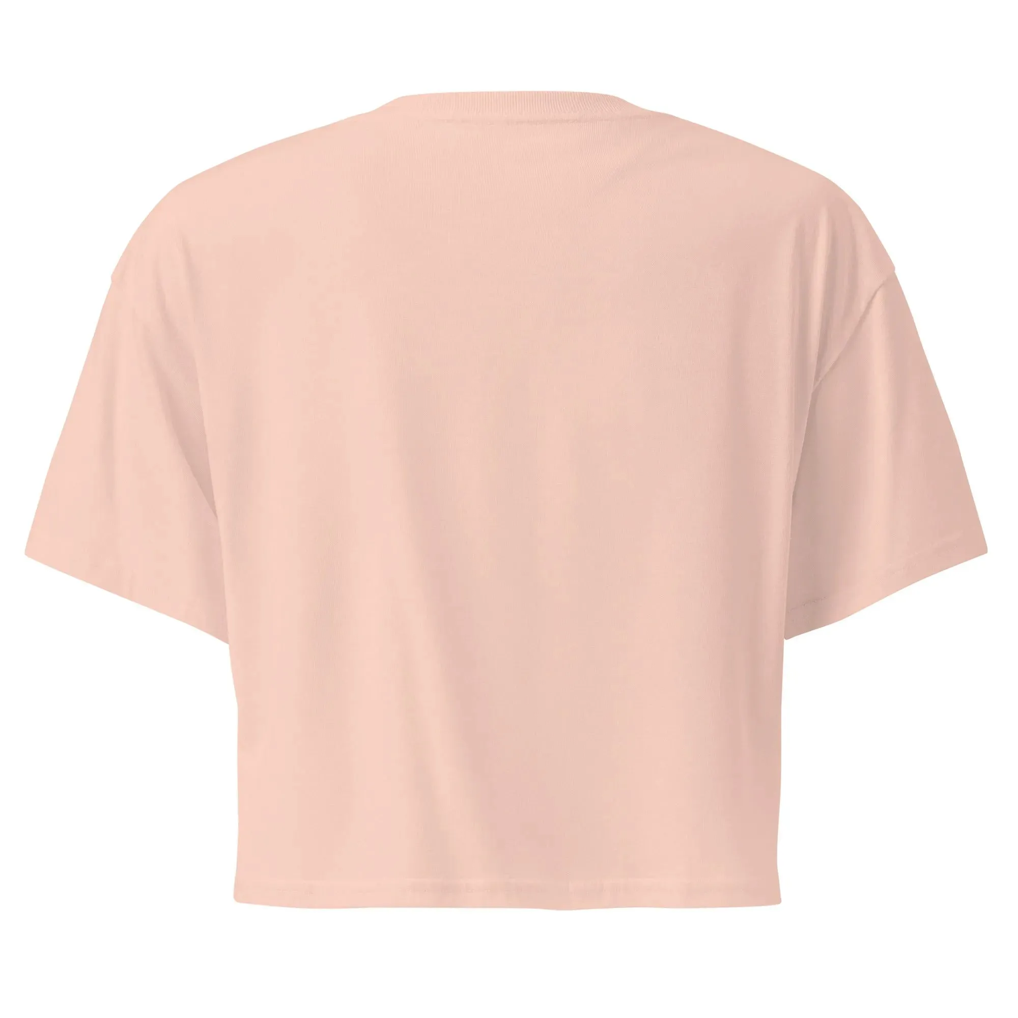 Greek Evil Eye Embroidered Cropped T-Shirt