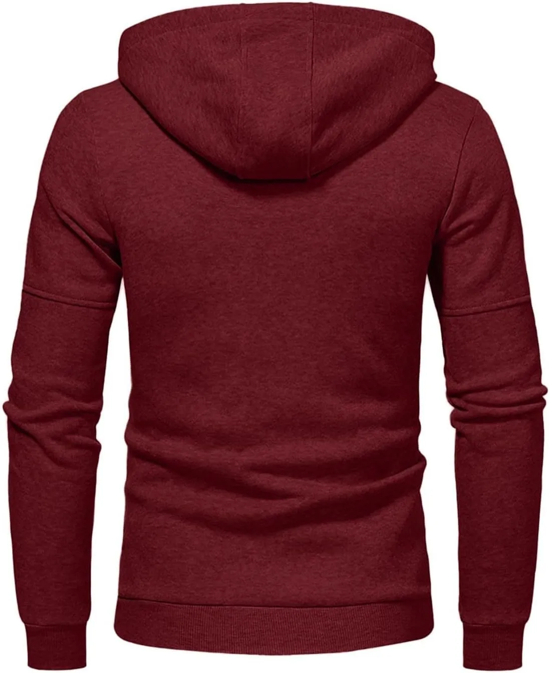 Hoodies for Men Winter Casual Loose Solid Hooded Sweater Top Sports Hooded Jacket Y2K Pullover Hoodie Full Zip Long
