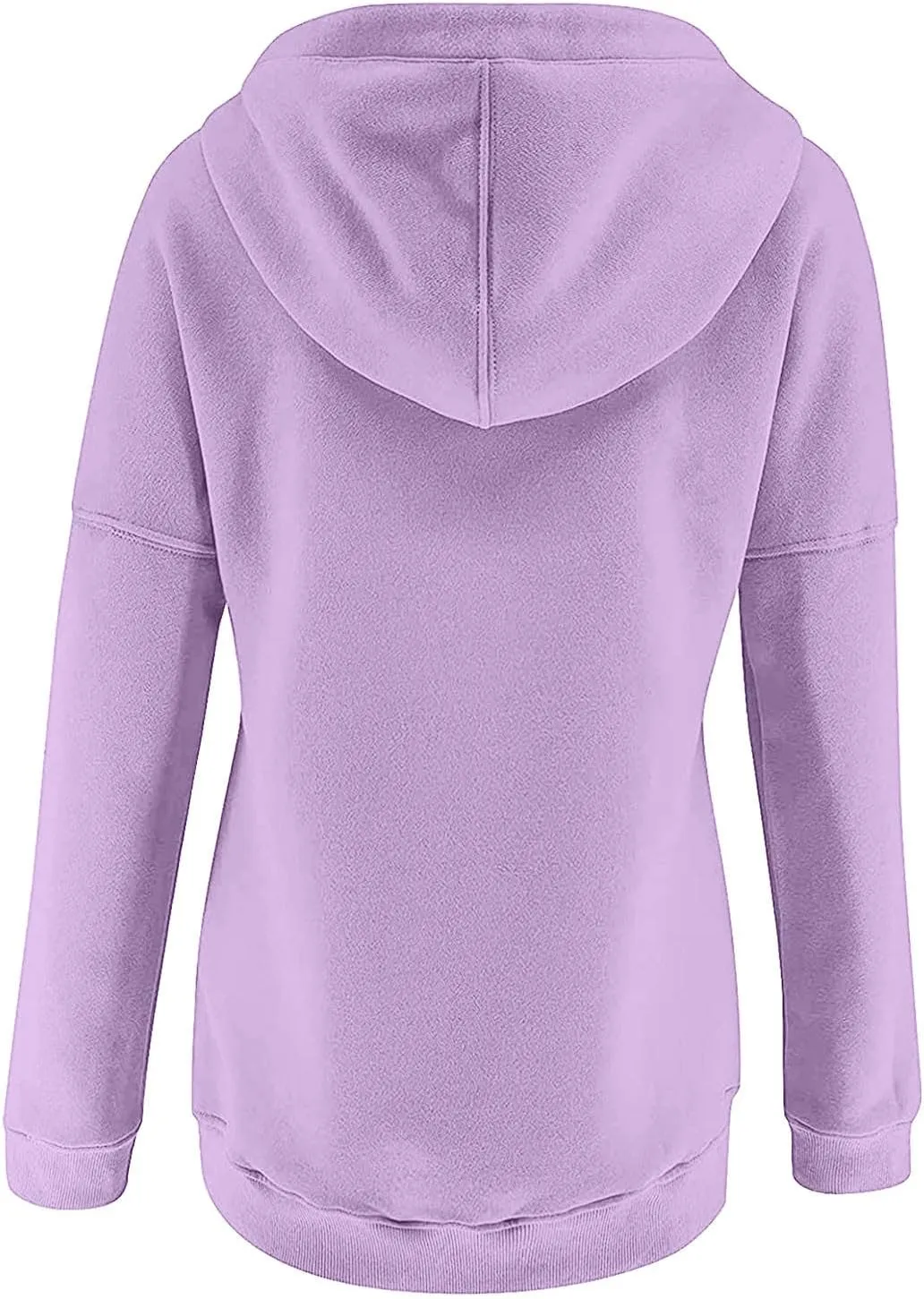 Hoodies for Women Fashion 2024 Long Sleeve Button up Pullover Sweatshirt Loose Casual Comfy Lightweight Fall Y2k Tops