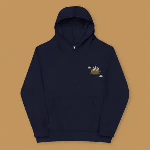 Hundun Embroidered Kids Hoodie
