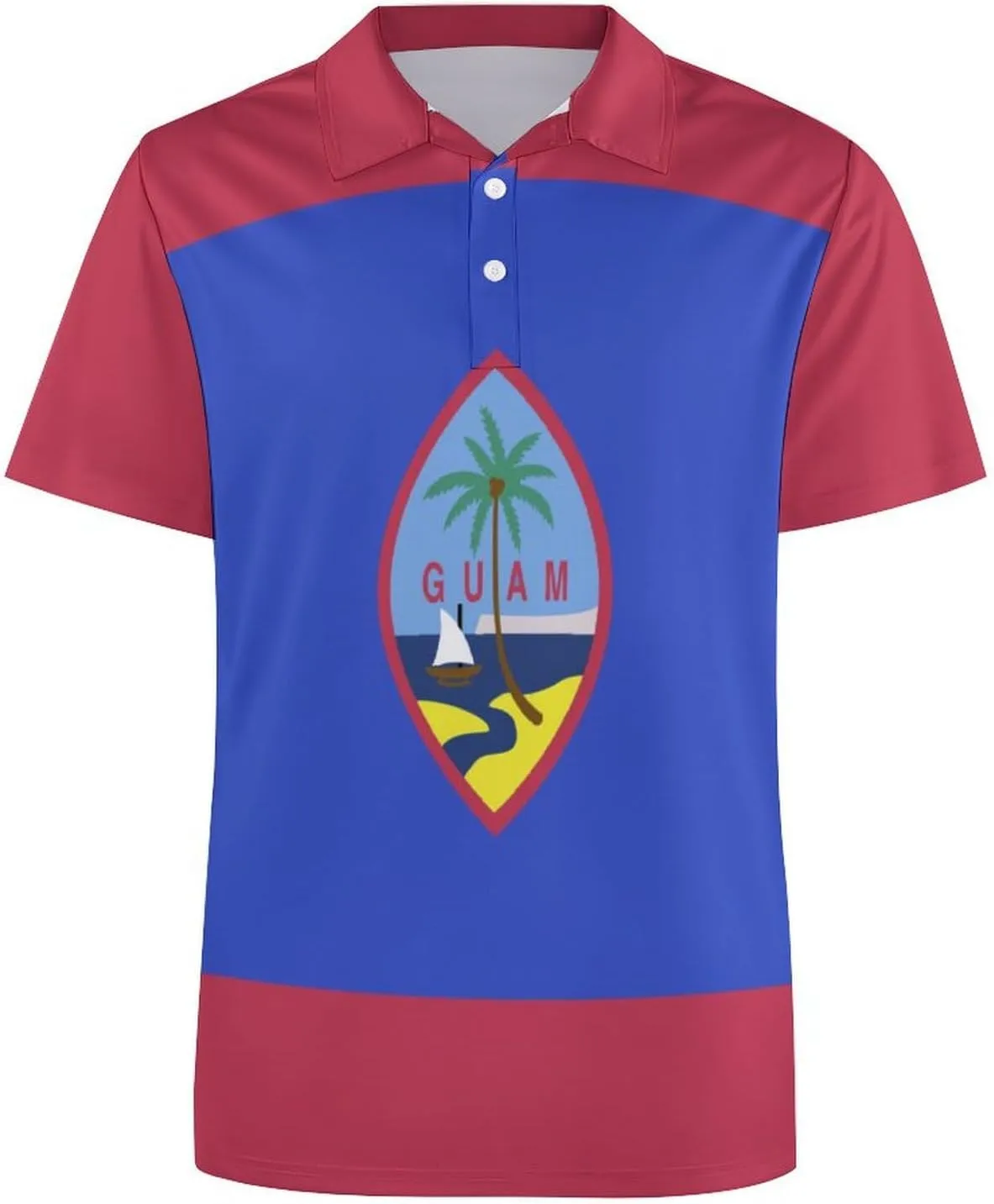 Iceland Flag Polo-Shirts for Women,V-Neck Soft Tops for Women,Summer Collar Tops Short Sleeve Work Blouses