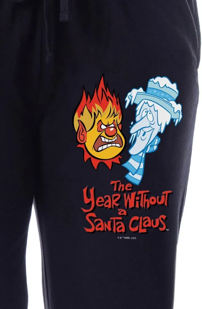 INTIMO The Year Without a Santa Claus Womens' Heat Miser Snow Sleep Jogger Pajama Pants