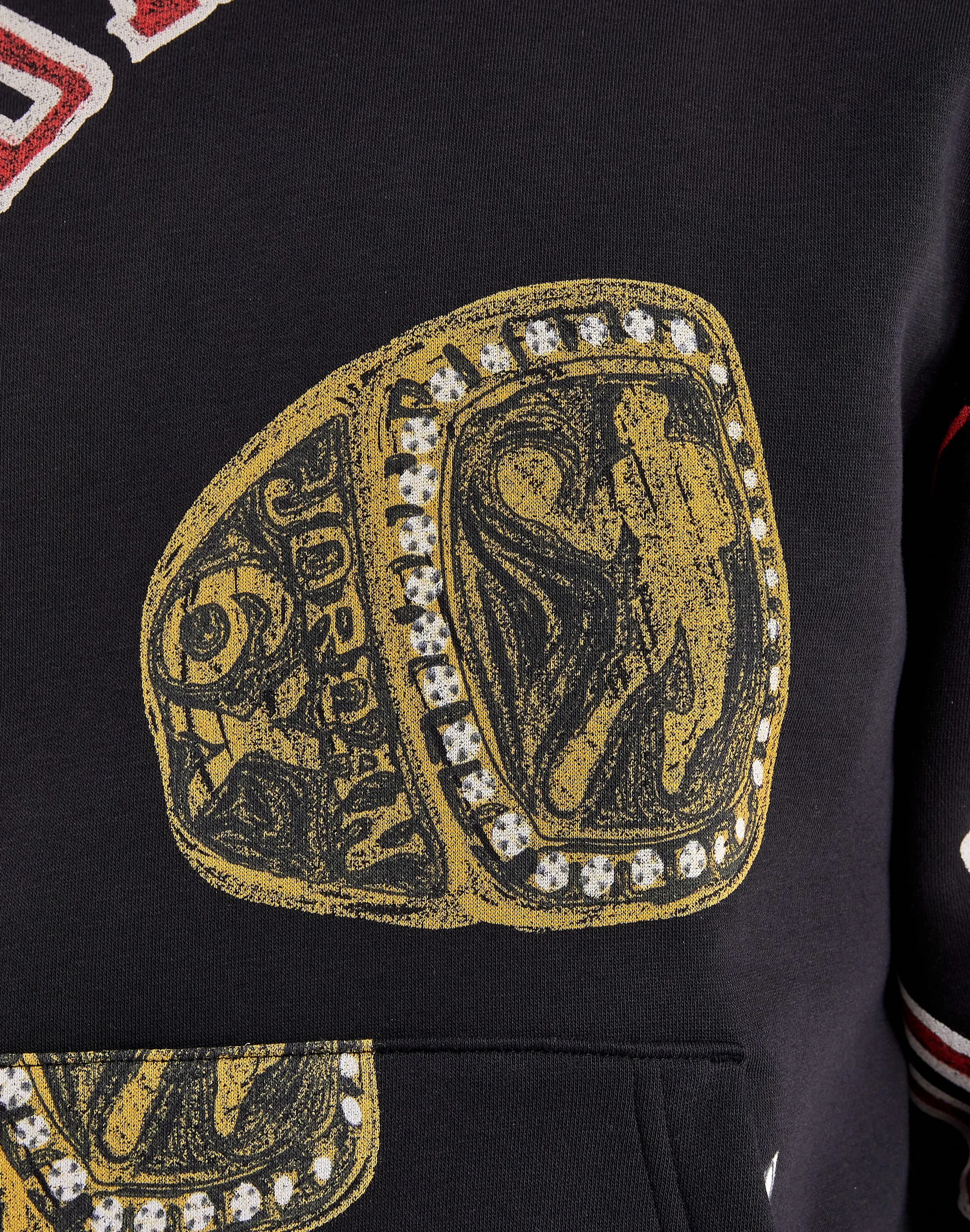 Jordan Essentials Fleece Allover Print Pullover Hoodie