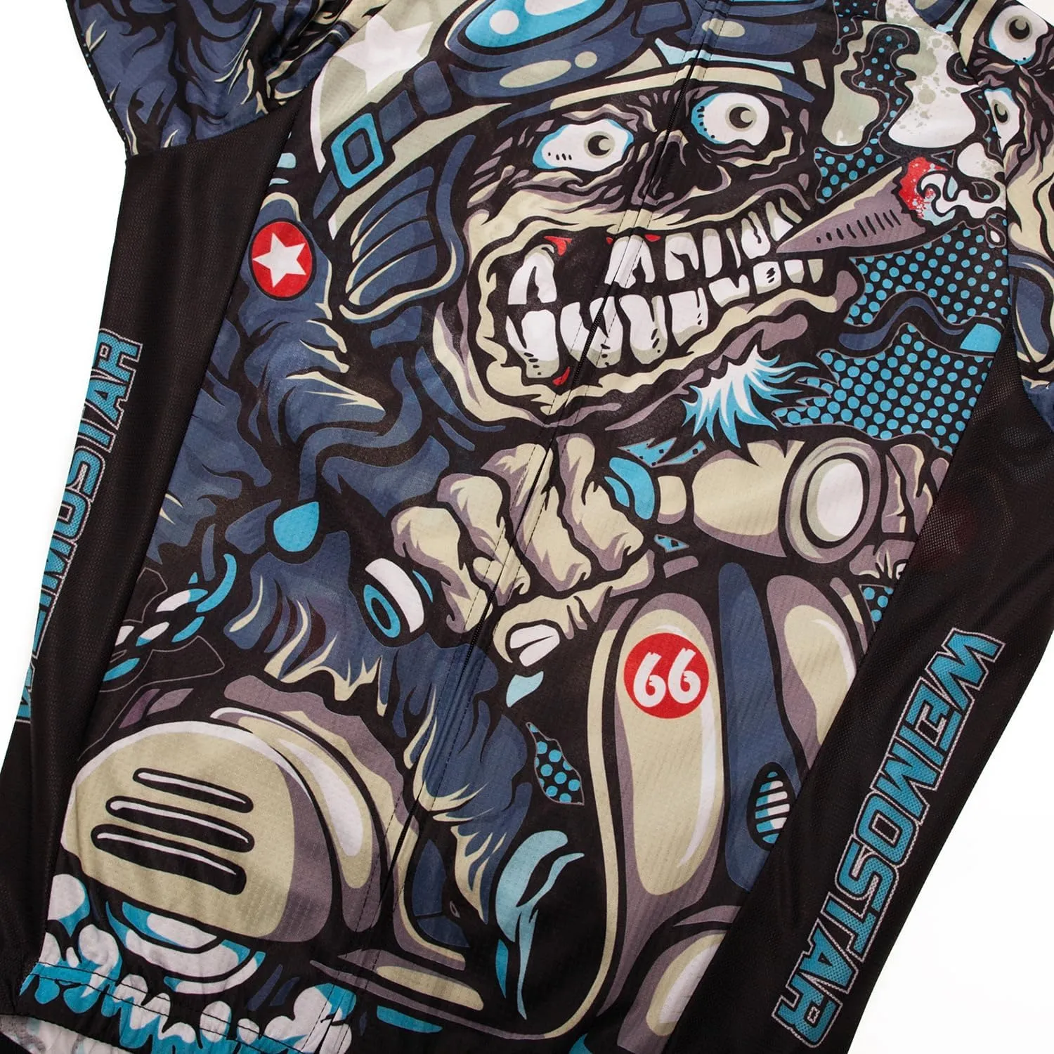 JPOJPO Men Cycling Jersey Bike Short Sleeve Summer Bicycle Full Zipper Clothing Shirt Tops Quick-Dry S-3XL