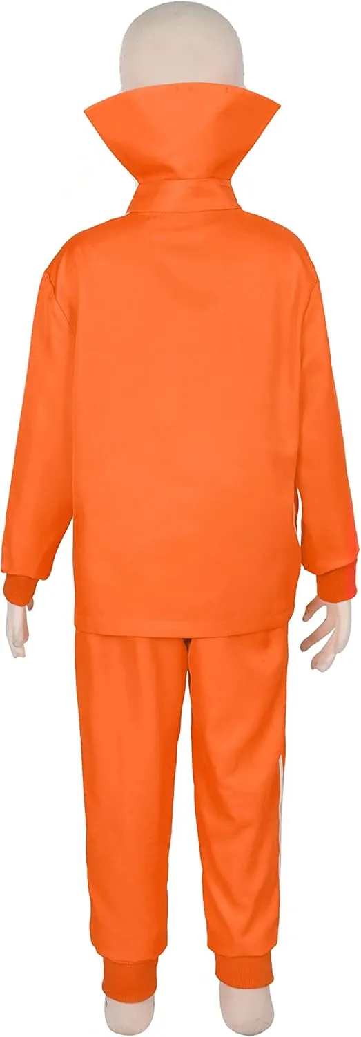 Kid sports suit 2-piece hoodie sportswear suit fashion sportswear suit with wig glasses