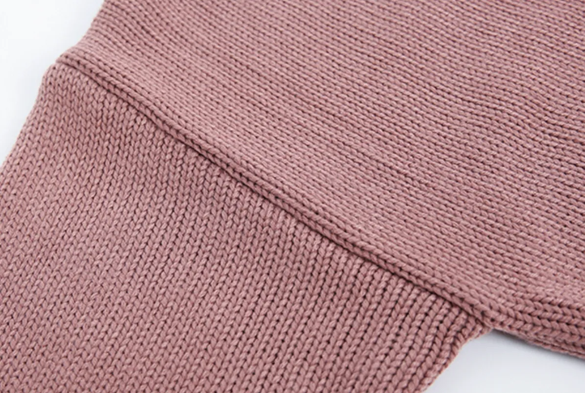[Korean Style] Ethan Solid Color Rib Knit Top