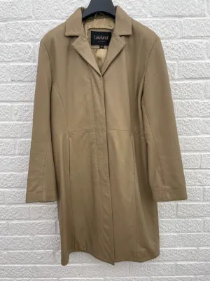 Lakeland Leather Coat Size 14