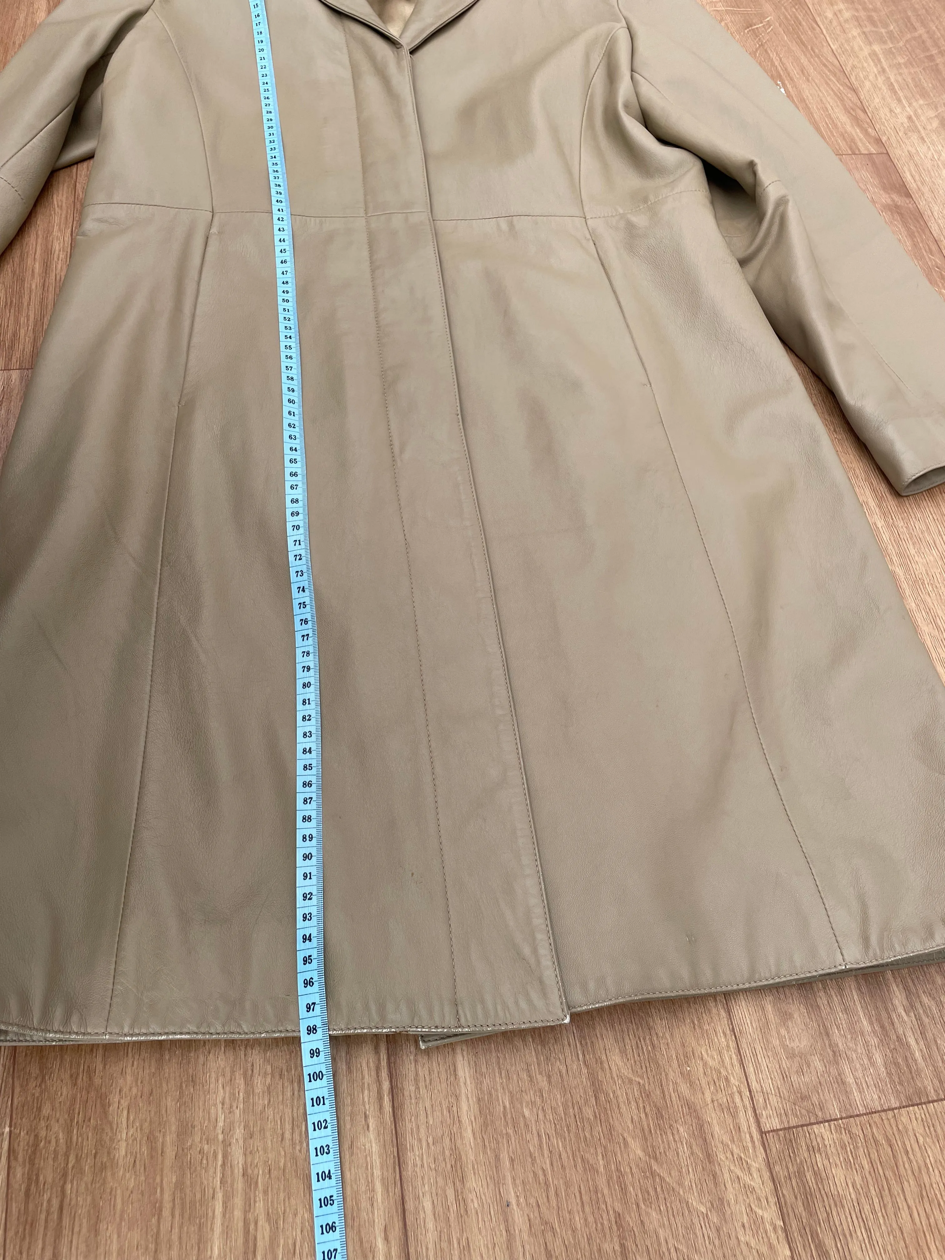 Lakeland Leather Coat Size 14
