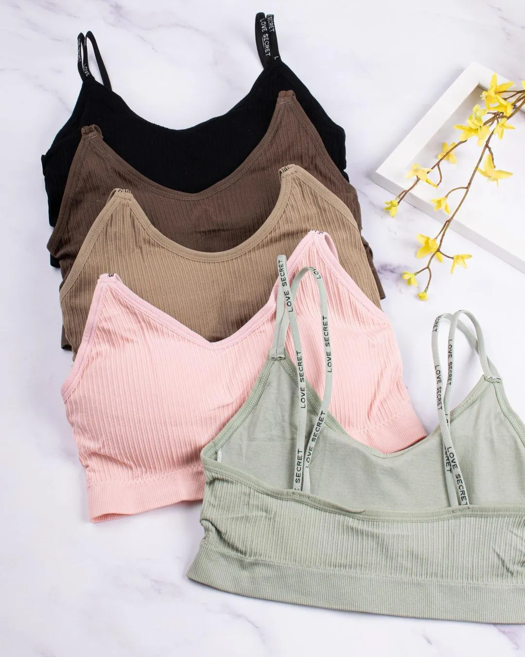 Love Secret Seamless Sports Running Push Up bra  7 colour ( multicolour )
