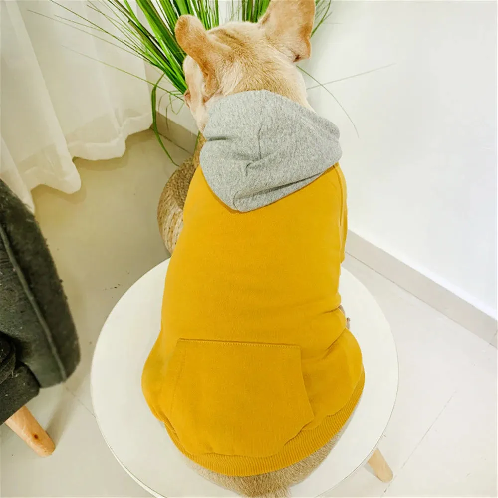 Matching Family Clothes For Pet And Owner Two-Tone Hoodies