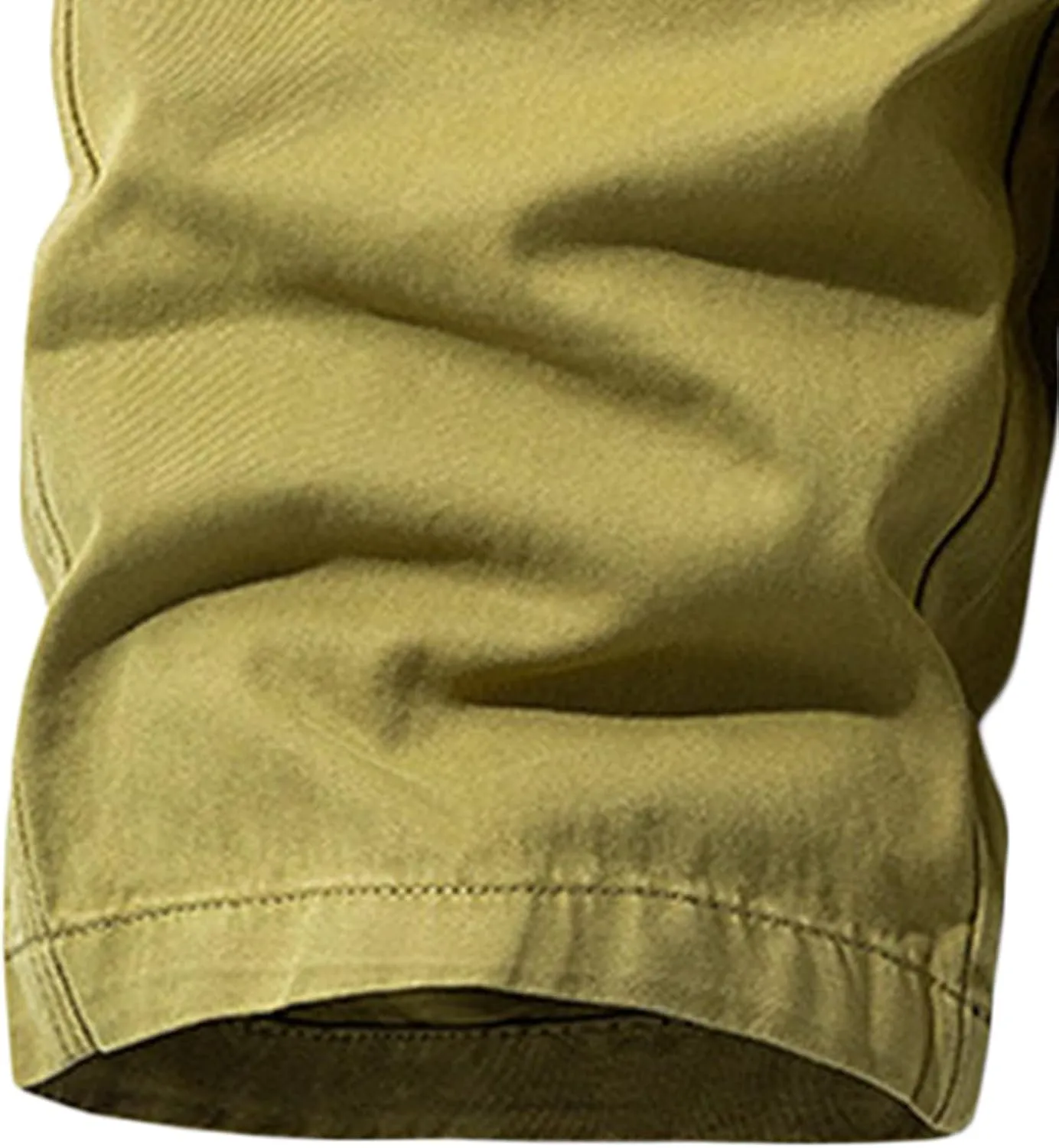 Men Casual Lightweight Cotton Shorts Solid Flat Front Summer Beach Shorts Slim Fit Chino Short Pants No Belt