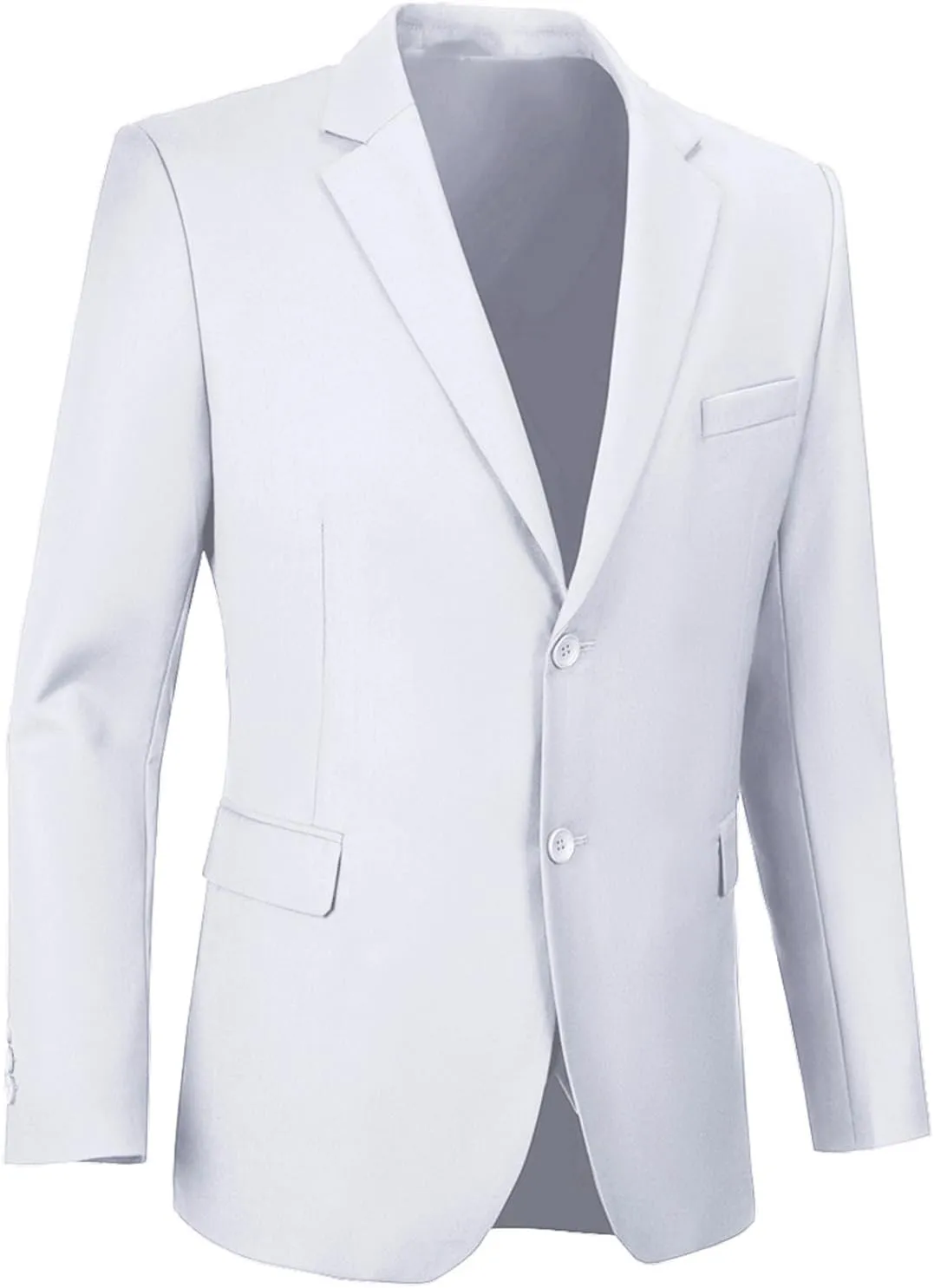 Mens 3 Piece Slim Fit Suit Set, 2 Button Solid Blazer Jacket Vest Pants Business Tuxedo