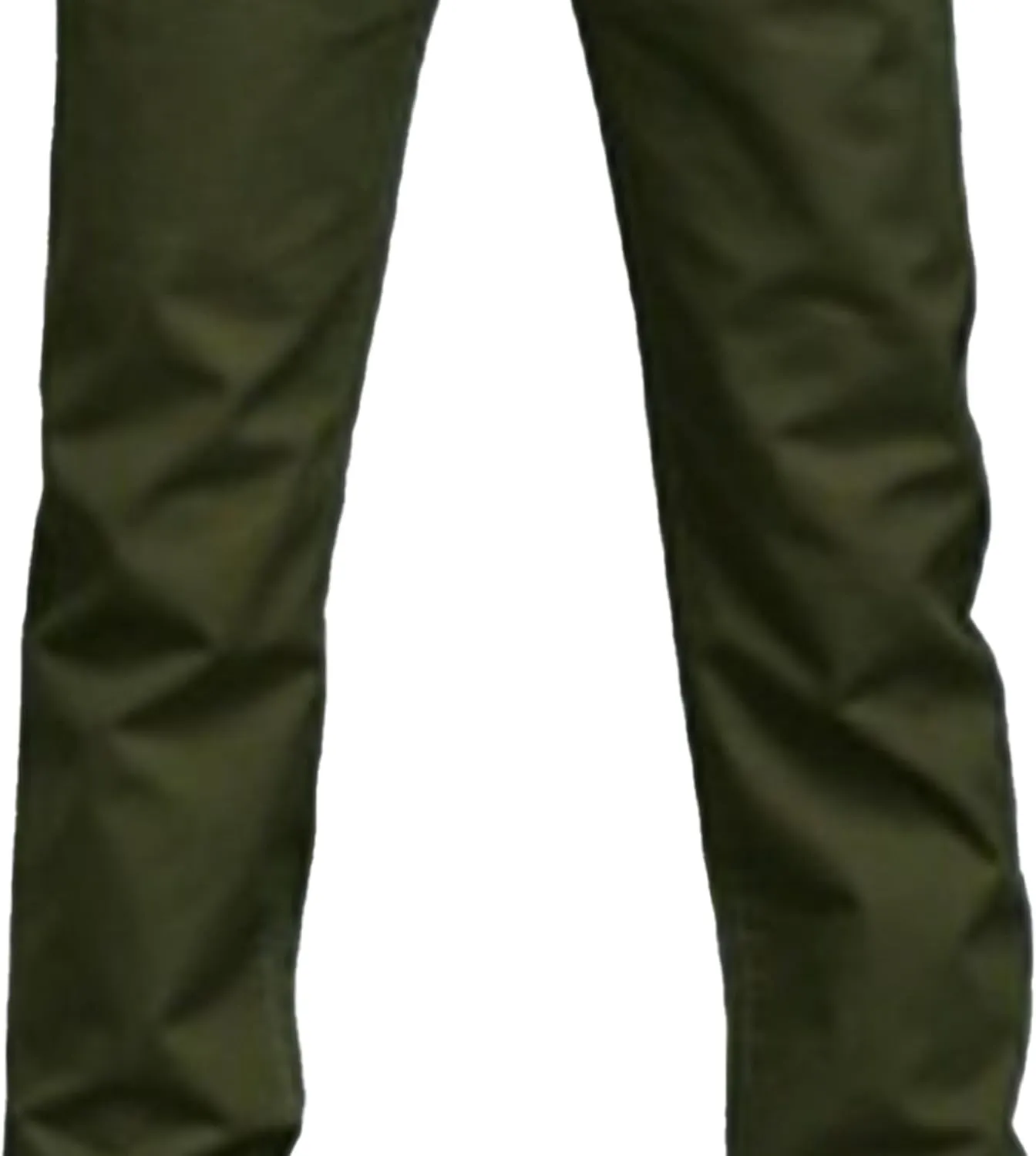 Men's Style Comfy Solid Chinos Pants Casual Slim Fit Business Slack Stretch Straight Fashion Trousers