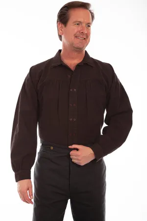 Men's Western Shirt Collection: Scully Rangewear Double Button Placket