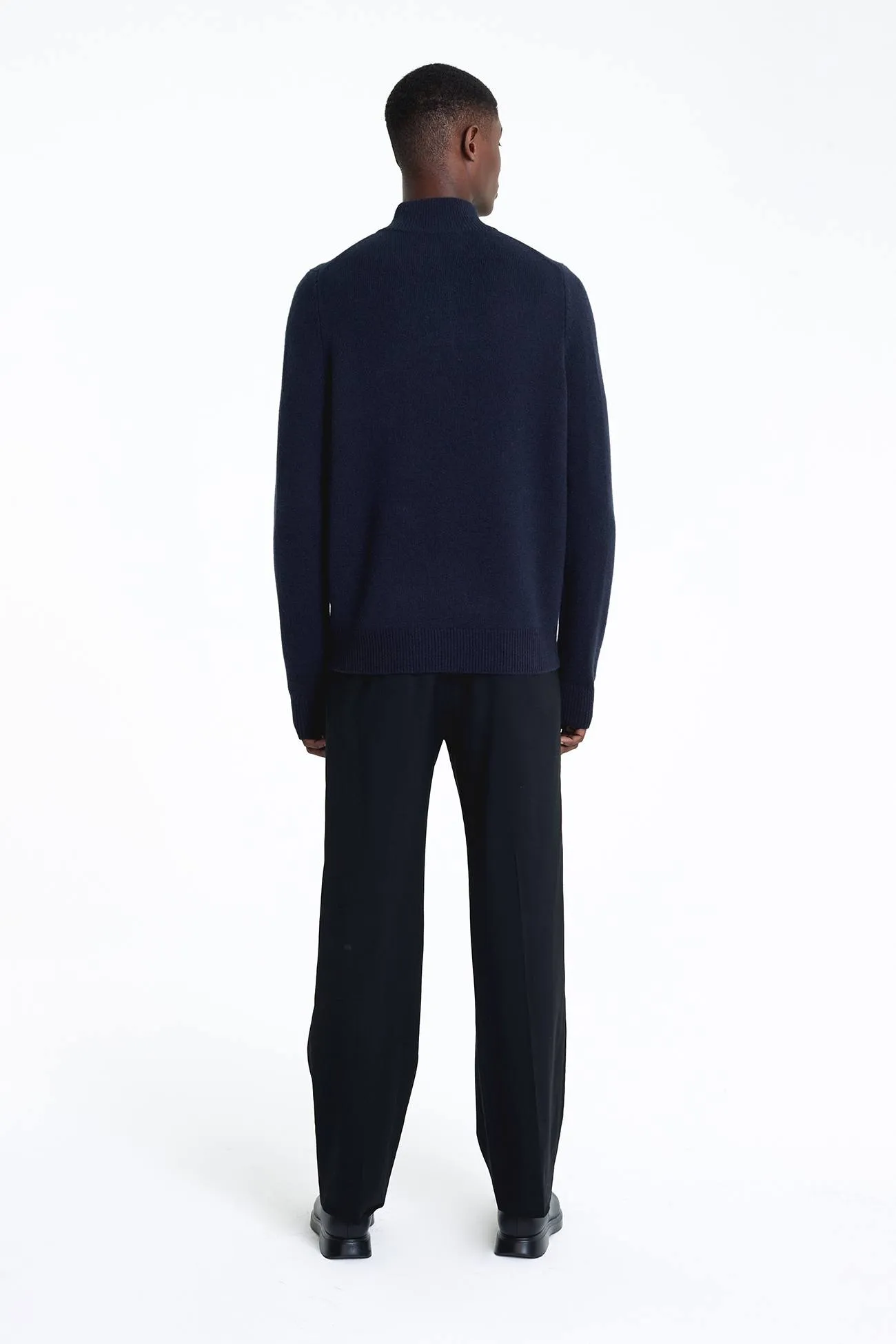 MICK QUARTER-ZIP CASHMERE SWEATER
