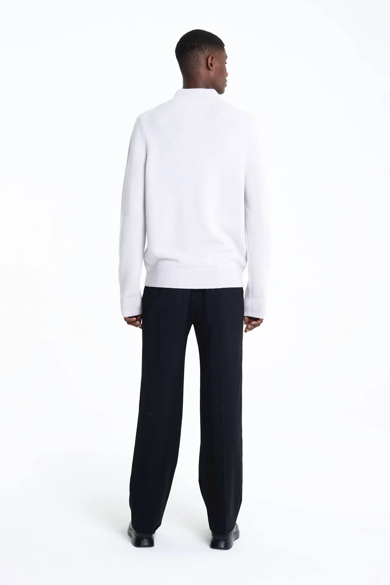 MICK QUARTER-ZIP CASHMERE SWEATER