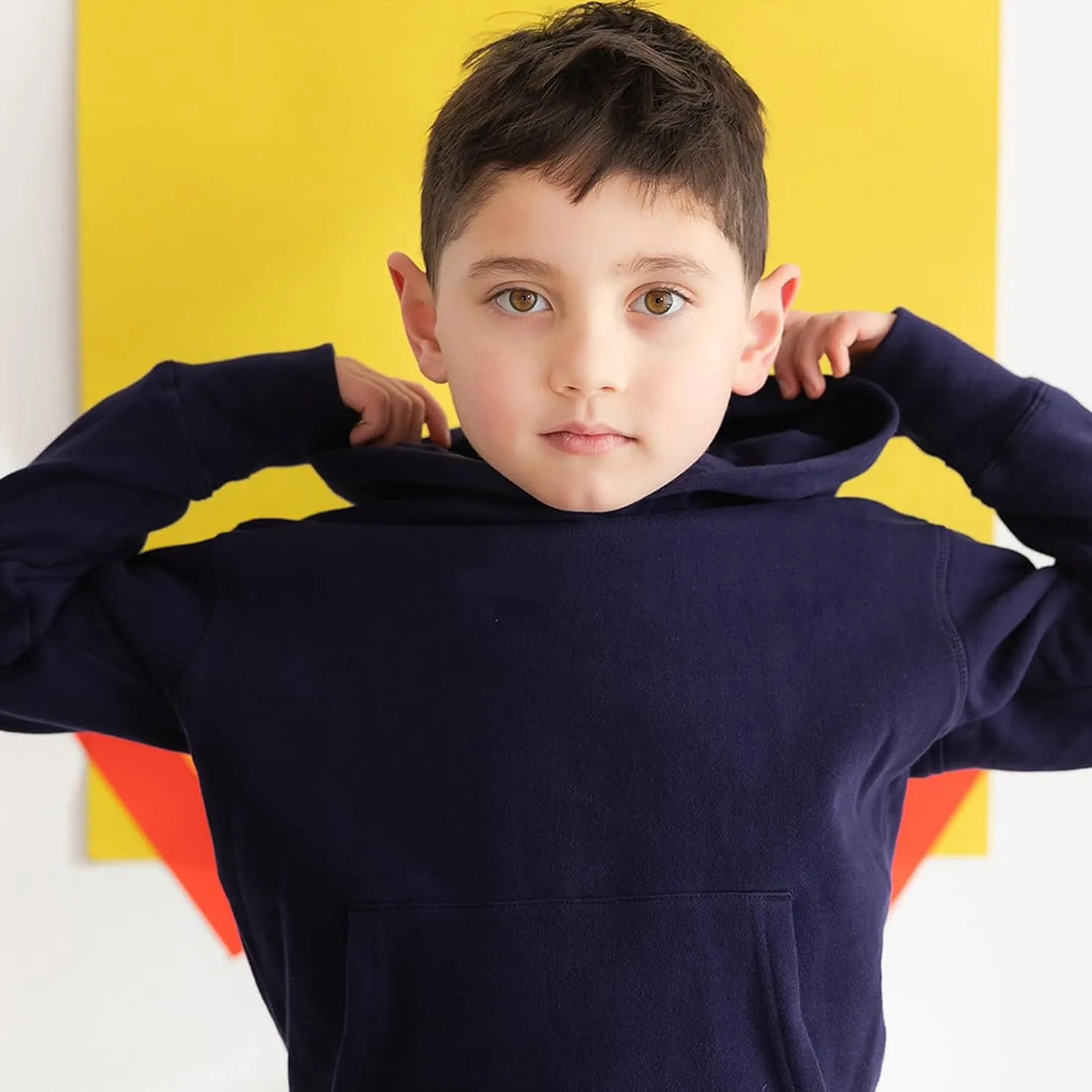 Mightly Fleece Pullover Hoodie | Boys & Girls’ Organic Cotton Sweatshirts w/Pockets, Fair Trade Certified for Toddler&Kids