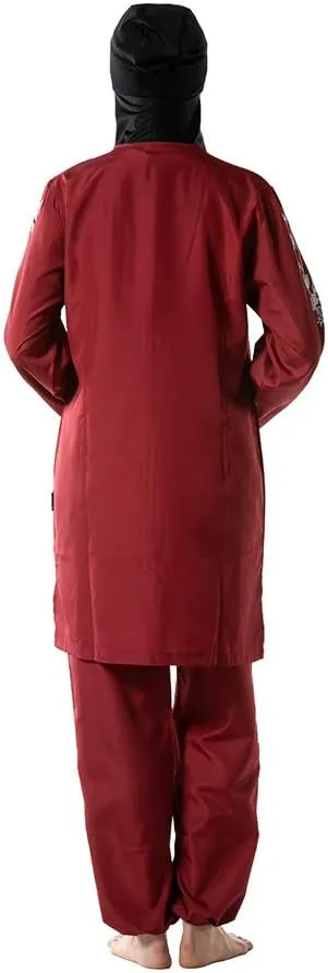 Modest Muslim Swimwear for Women Girls Full Cover Islamic Hijab Sportswear Suit