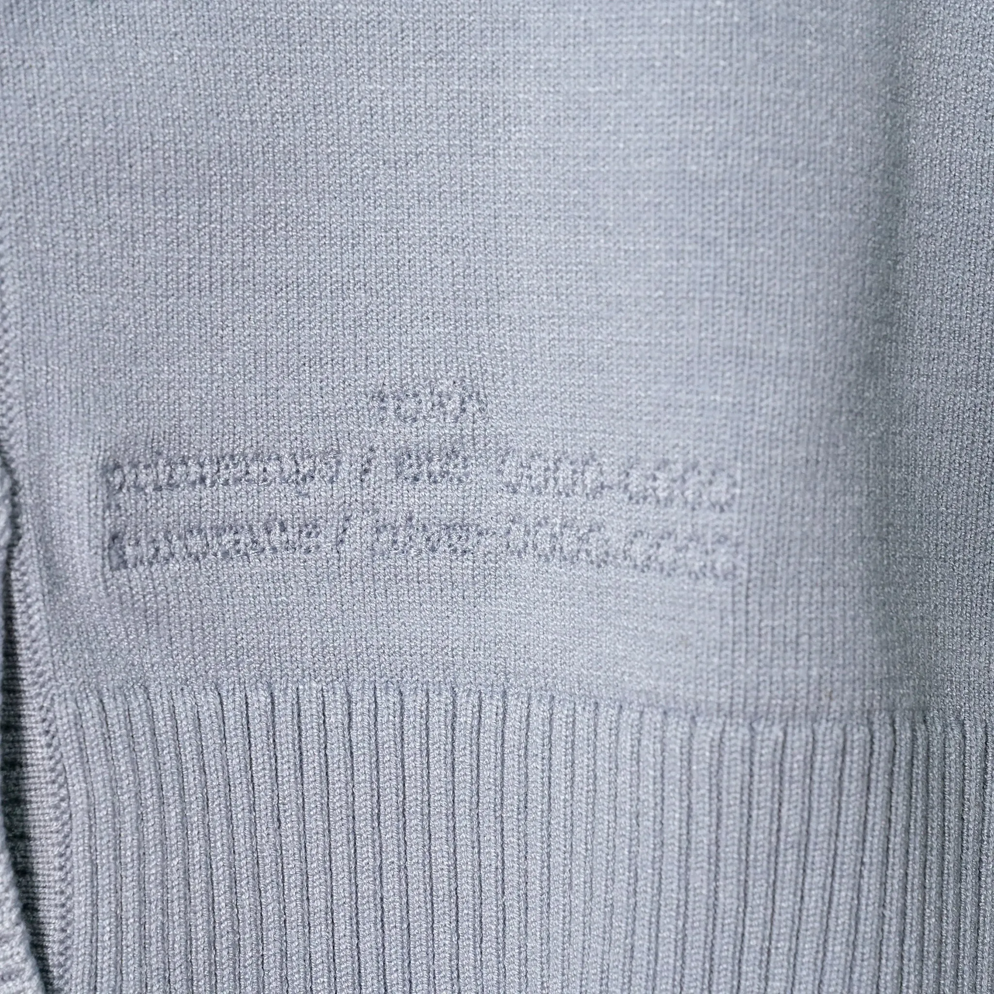 MULTI BUTTON LAYER EFFECT CARDIGAN / SMOKE BLUE