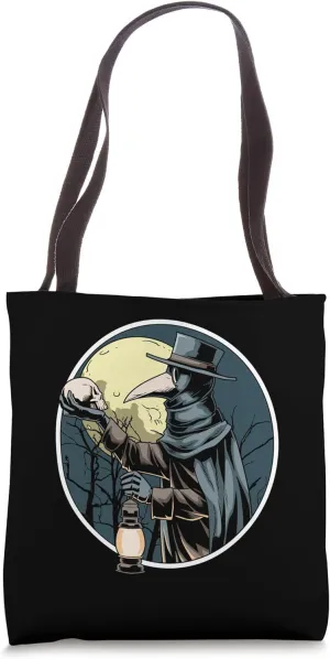 Plague Doctor Medieval Creepy Gothic Tote Bag