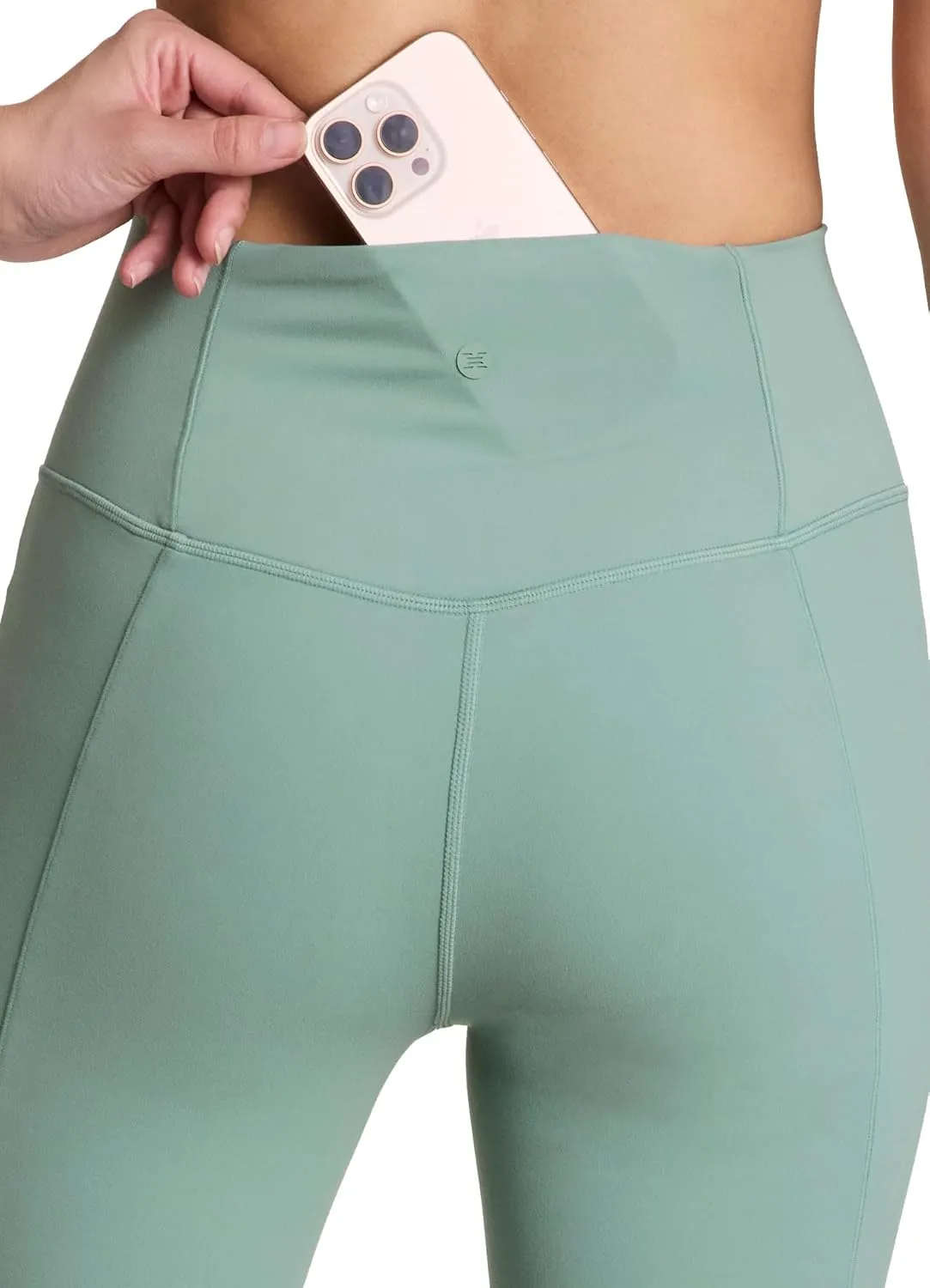 RBX Activewear Women's Yoga Leggings with Pockets, 7/8 Legging with Mesh Ankle Length Workout Pants Squat Proof Tights