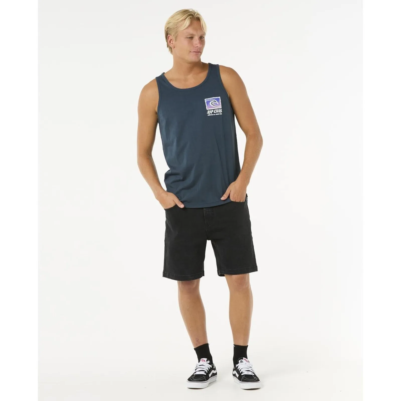 Rip Curl Mens Raw Energy Trad Tank Vest