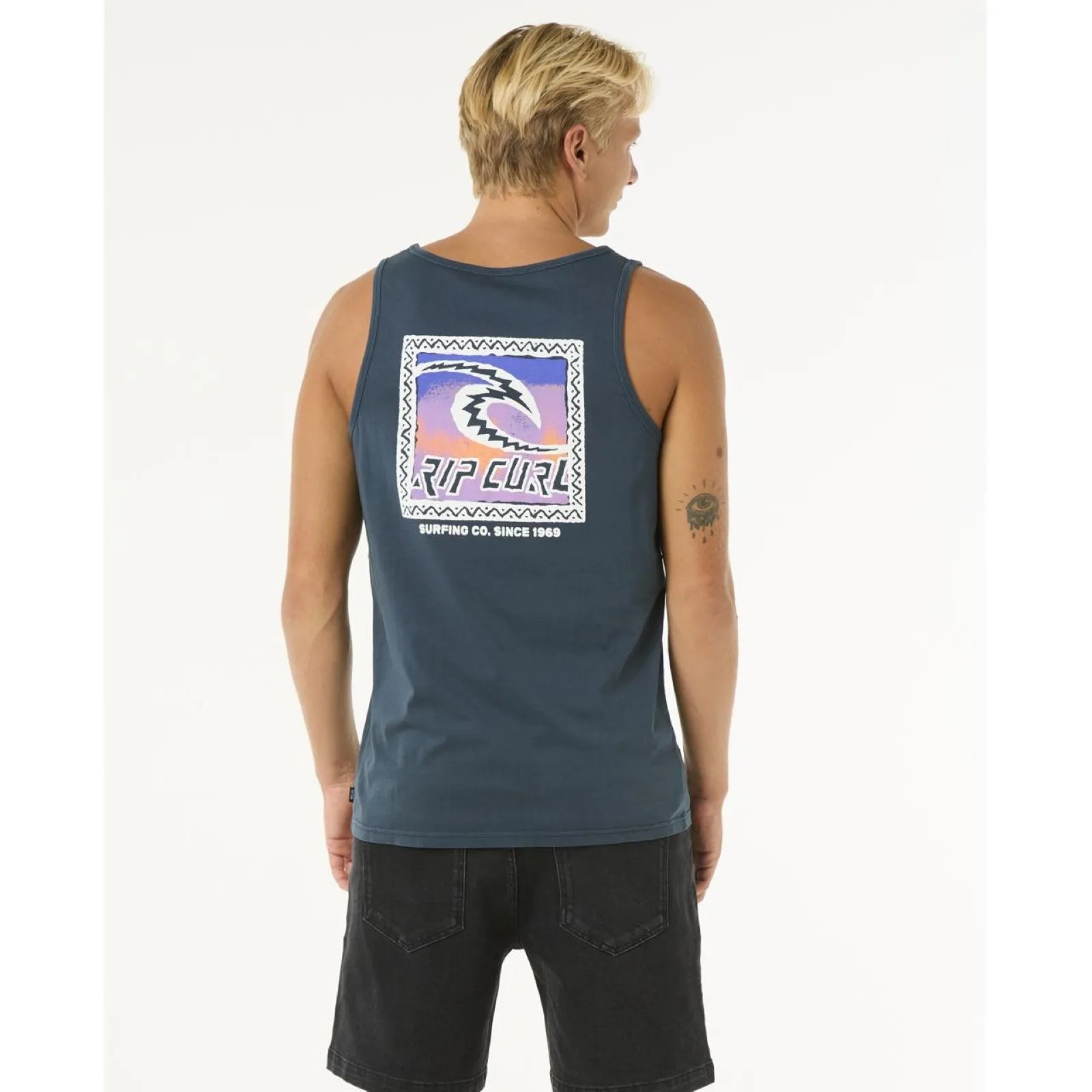 Rip Curl Mens Raw Energy Trad Tank Vest