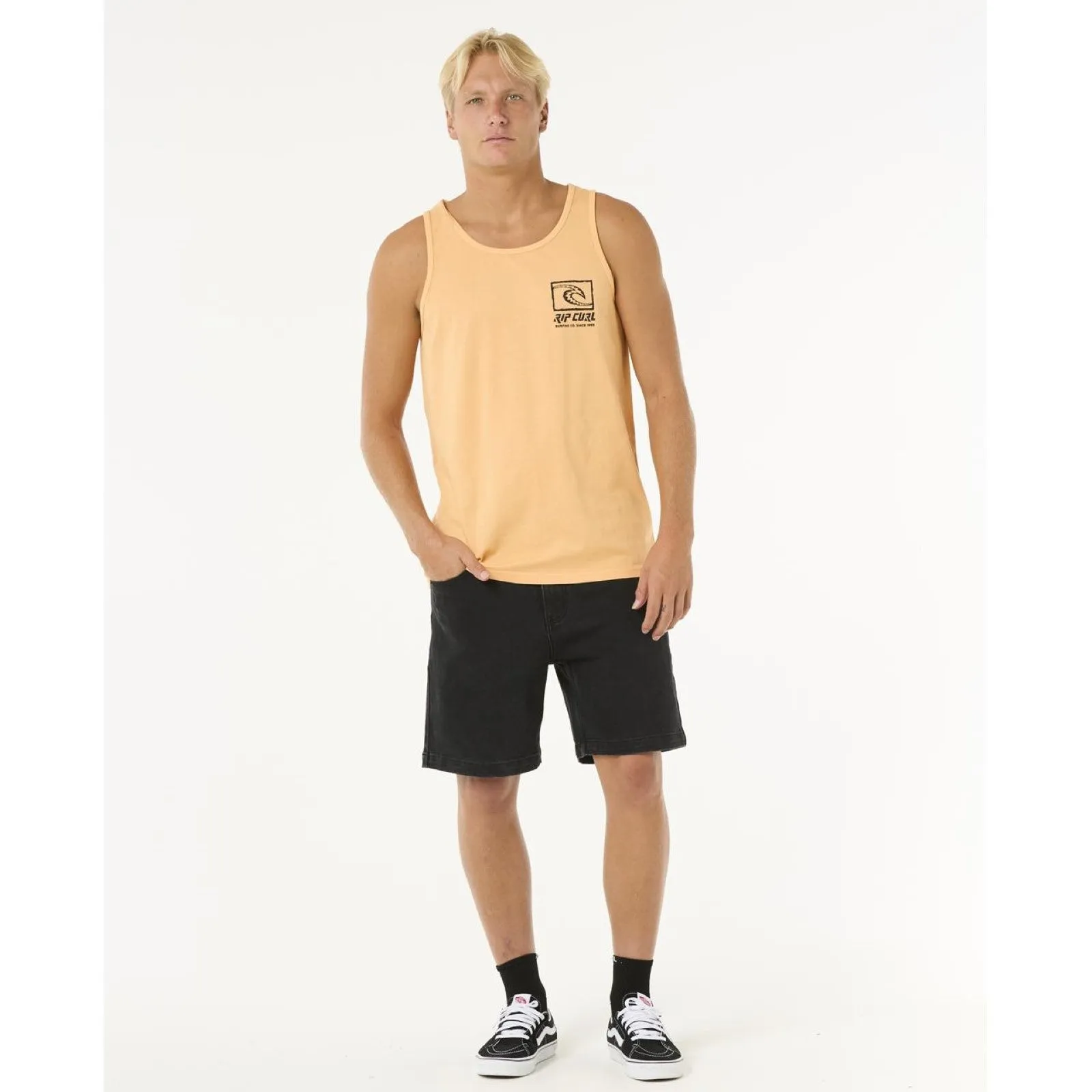 Rip Curl Mens Raw Energy Trad Tank Vest